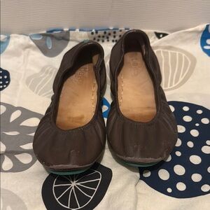Tieks Brown Leather Flats